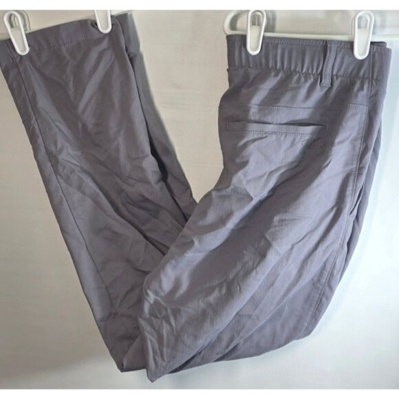 Under Armour Mens Stretch Pants Mens 32x30 Gray Athletic Stay Put Waist Workout - Picture 2 of 11